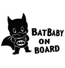 Наклейка «BatBaby on Board»