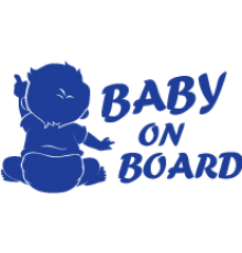 Наклейка «Baby on Board v18»