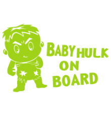 Наклейка «Baby on Board v19»