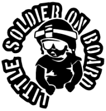 Наклейка «Liitle Soldier On Board»