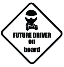 Наклейка «Future Driver on Board»