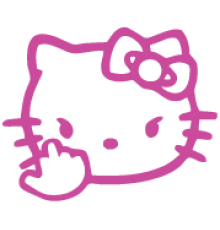 Наклейка «Hello Kitty Finger»