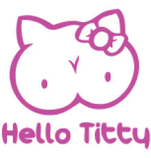 Наклейка «Hello Titty»