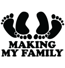 Наклейка «Making Family»