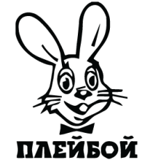 Наклейка «Заєць Плейбой»