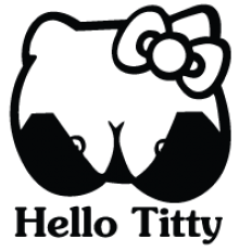 Наклейка «Hello Titty v2»
