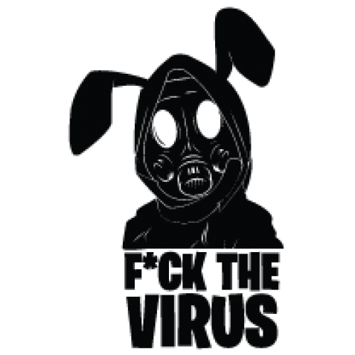 Наклейка «Fuck The Virus»