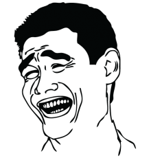 Наклейка «Trollface»