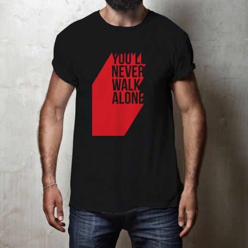 Футболка  "FC Liverpool - You ll Never Walk Alone" 