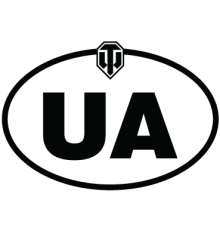 Наклейка «UA WOT»