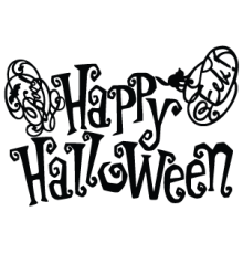 Наклейка «Happy Halloween»