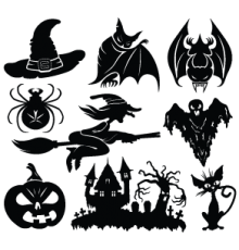 Наклейка «Набір Halloween»