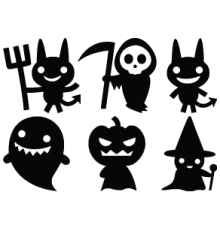 Наклейка «Набір Halloween v3»
