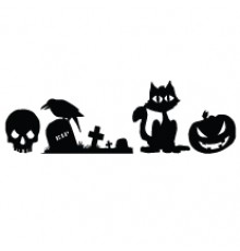 Наклейка «Набір Halloween v4»