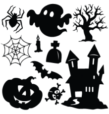 Наклейка «Набір Halloween v5»