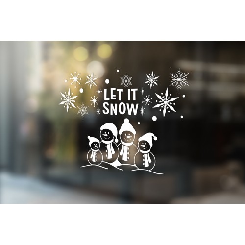 Наклейка «Let It Snow»