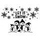 Наклейка «Let It Snow»