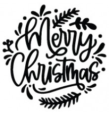 Наклейка «Merry Christmas»