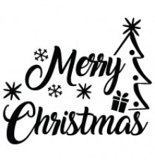 Наклейка «Merry Christmas»