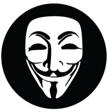 Наклейка «Anonymous»