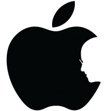 Наклейка «Apple Steve Jobs»