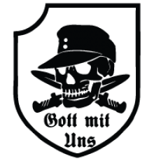 Наклейка «Gott Mit Uns v3»