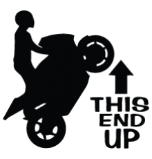 Наклейка «This End UP»