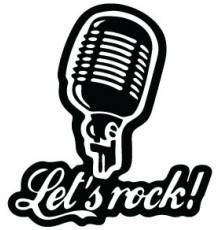 Наклейка «Let's Rock!»