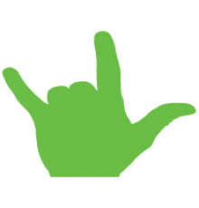 Наклейка «Rock Hand»