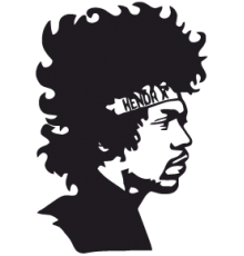 Наклейка «Jimi Hendrix»