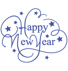 Наклейка «Happy New Year»