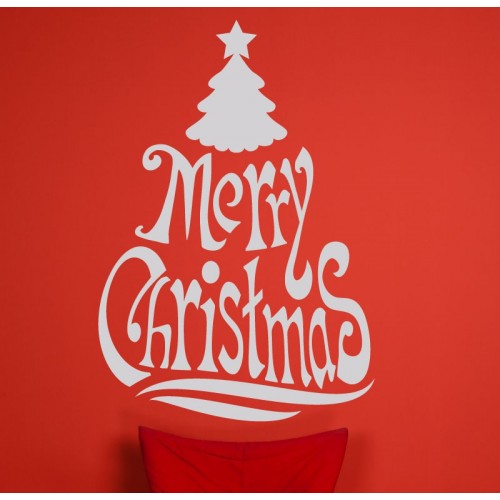 Наклейка «Merry Christmas»