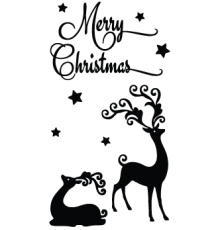 Наклейка «Merry Christmas»
