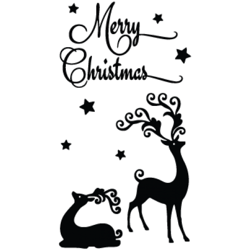 Наклейка «Merry Christmas»