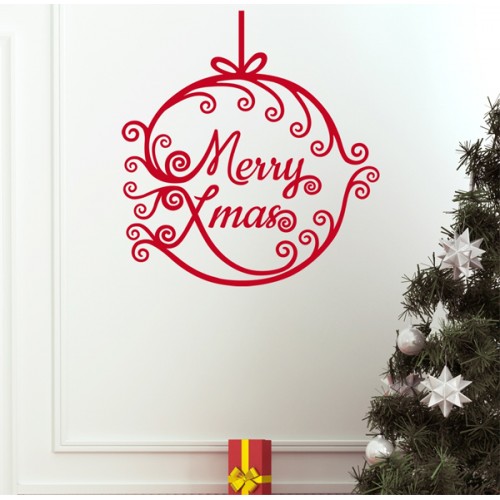 Наклейка «Merry Xmas»