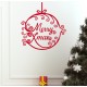 Наклейка «Merry Xmas» — фото 1