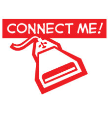 Наклейка «Connect me!»