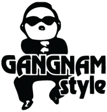 Наклейка «Gangnam Style»
