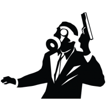 Наклейка «Gunman Mask»