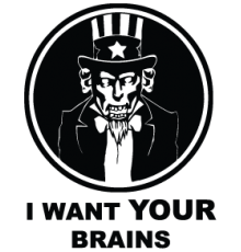 Наклейка «Uncle Sam IWYB»