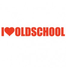 Наклейка «I Love Oldschool»