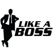 Наклейка «Як BOSS»