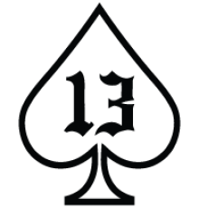 Наклейка «Lucky 13»