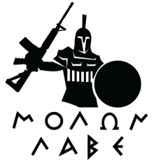 Наклейка «Molon Labe»