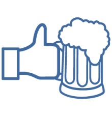 Наклейка «Like Beer»