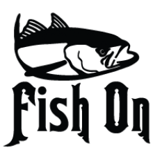 Наклейка «Fish On v2»