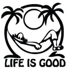 Наклейка «Life is Good»
