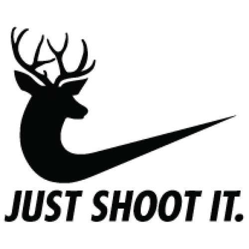 Наклейка «Just Shoot It»