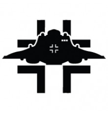 Наклейка «Luftwaffe UFO»