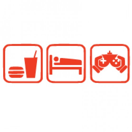 Наклейка «Eat Sleep Game»